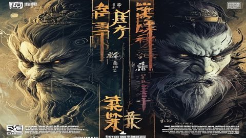 鬼父在线各版本画质对比测评视频封面，左右分屏展示高清与标清画质差异，专业评测风格